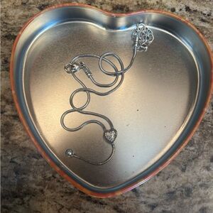 Brighton Silver Heart Necklace